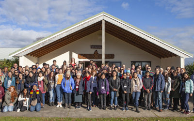 Nga Hau E Wha community marae in Cambridge hosted students and staff on one of the days.