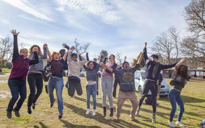 Local students and staff from the Waikato.