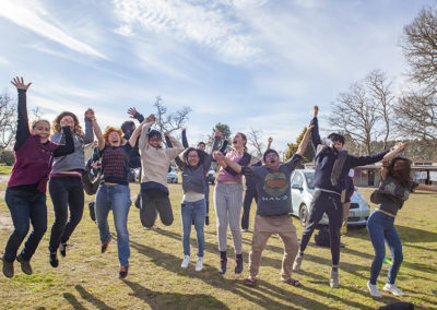 Local students and staff from the Waikato.