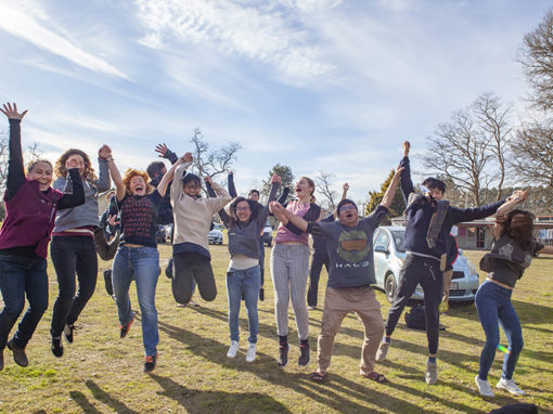Local students and staff from the Waikato. Local students and staff from the Waikato.