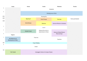 Summit24 Timetable